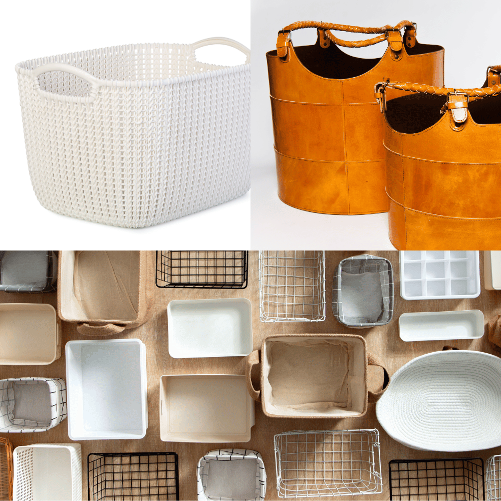 Keep Your Life Organized With These Top Leather Storage Baskets